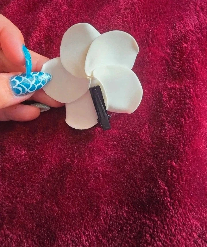 Pinza de pelo con flores de hibisco nueva – photo 2